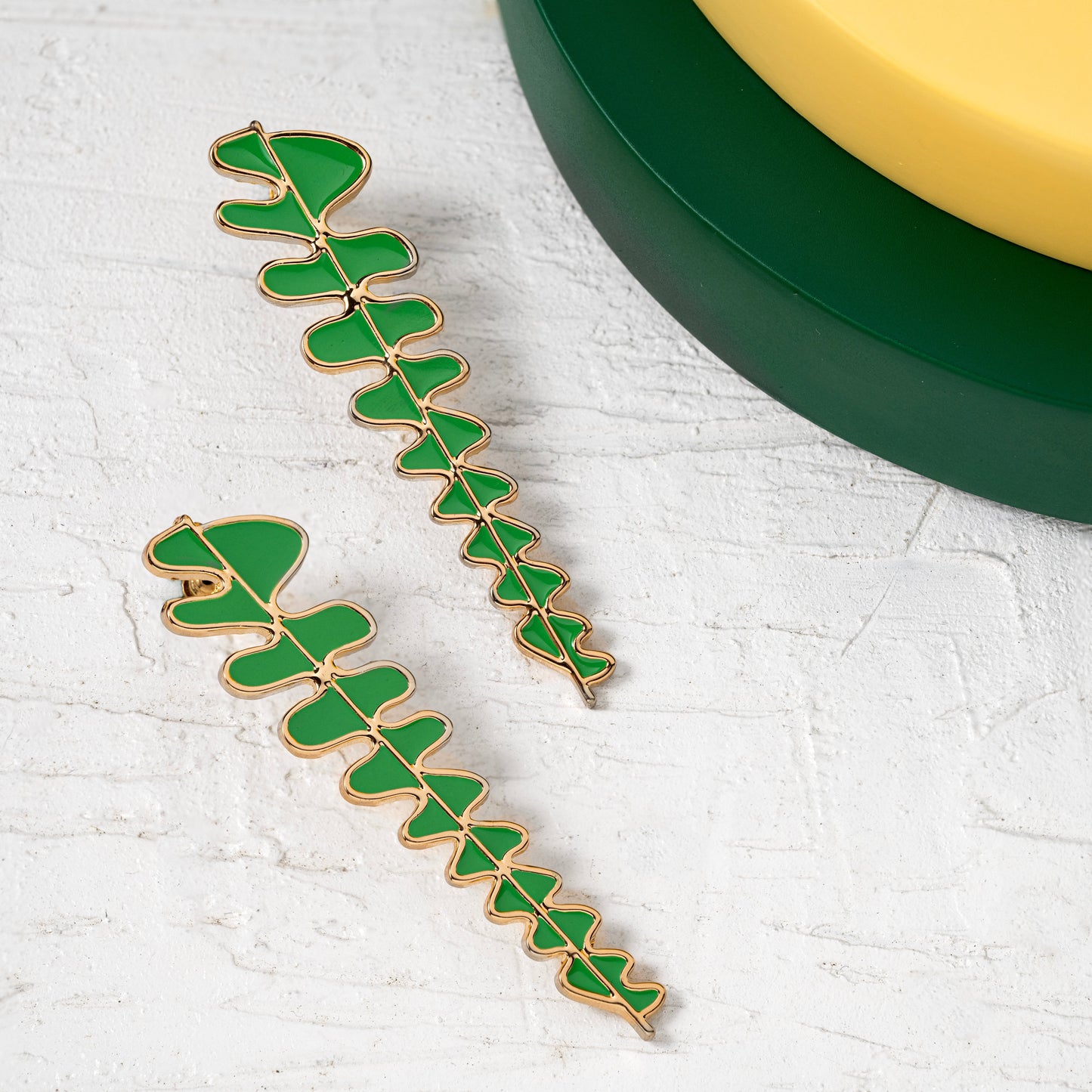 Abstract Leaf Earrings