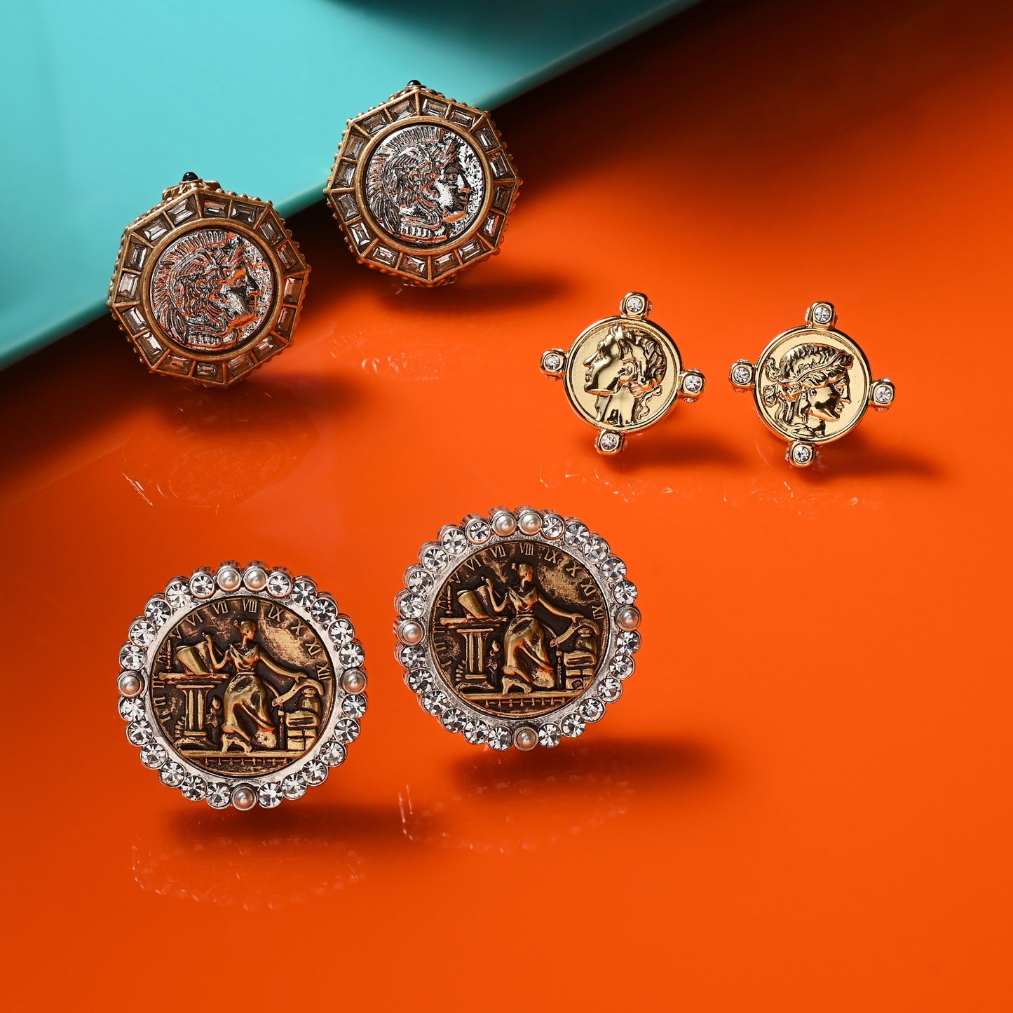 Goddess Coin Earring