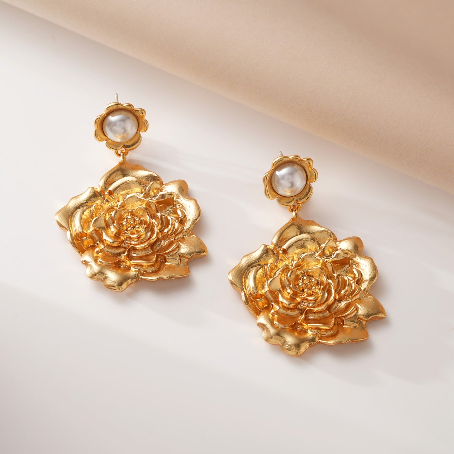 Vintage Rose Earrings