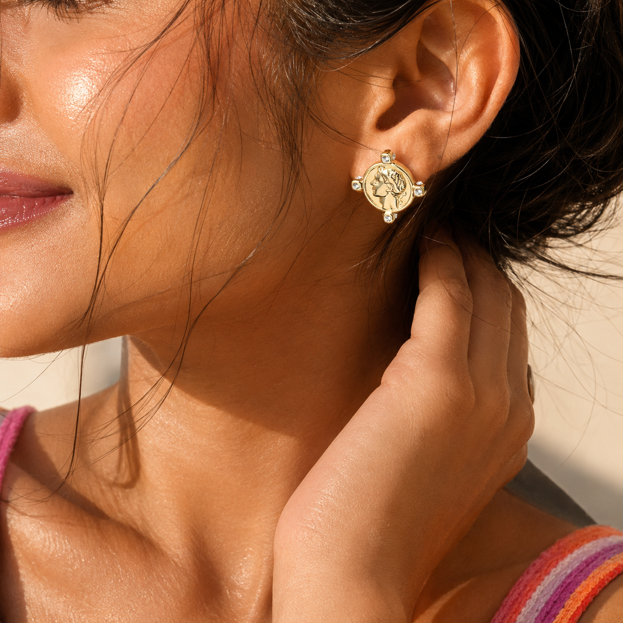 Pegasus Coin Studs