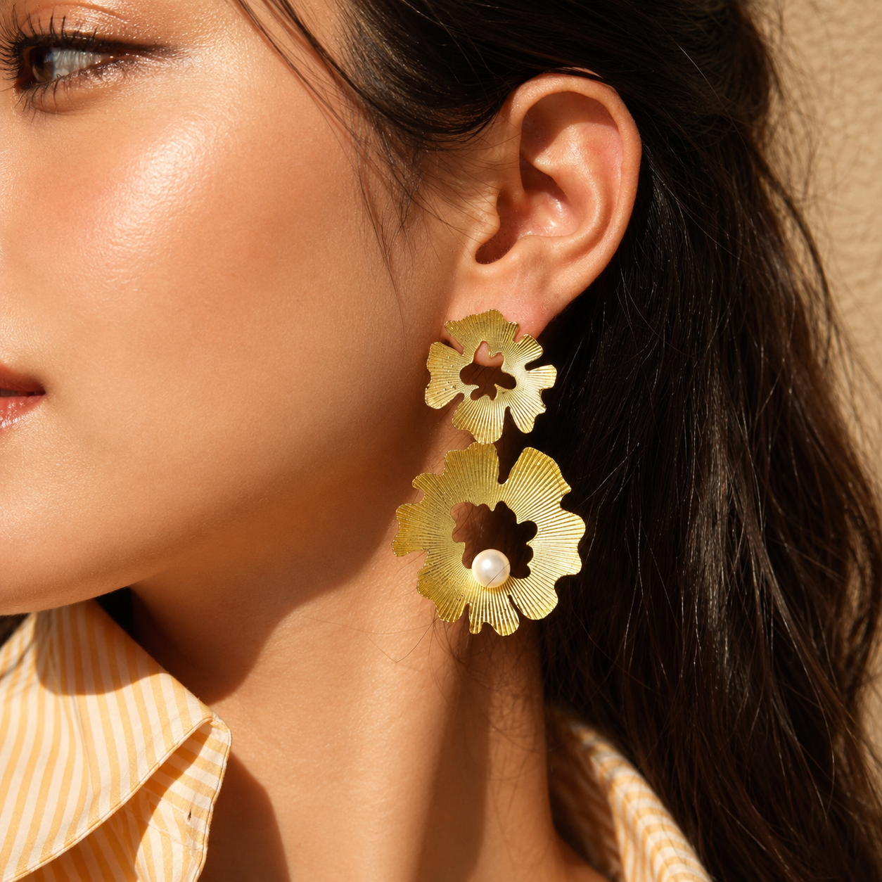 Double Bloom Earrings