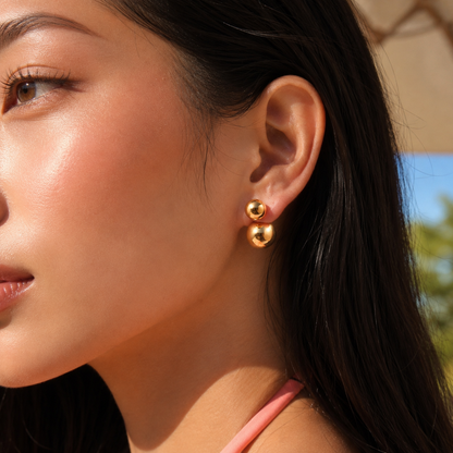 Orb Drop Earrings