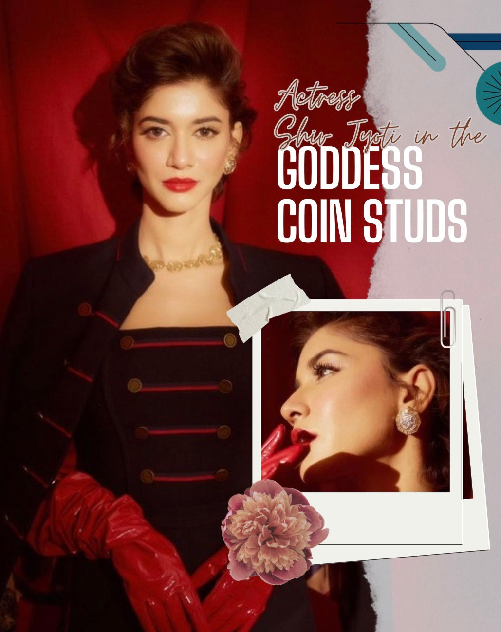 Goddess Coin Earring