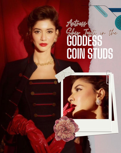 Goddess Coin Earring