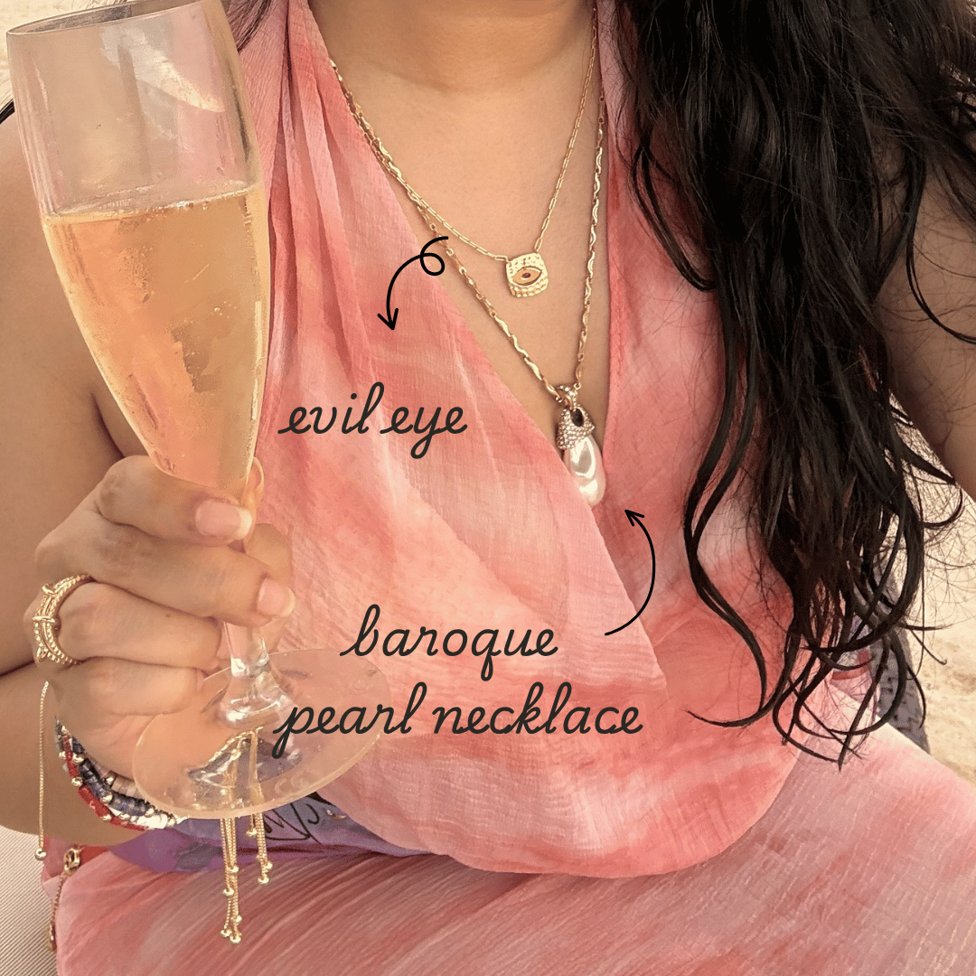 Baroque Pearl & Swarovski Pendant