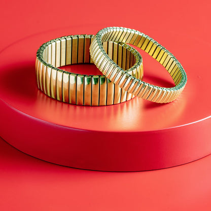 Ribbed Stretch Bracelet