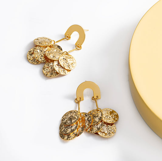 Ornate Coin Danglers