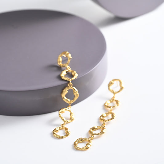 Dainty Brass Danglers