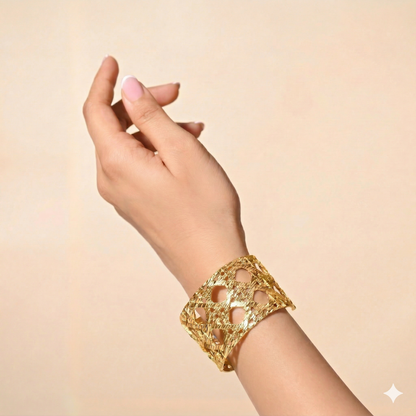 Basket Weave Matte Cuffs