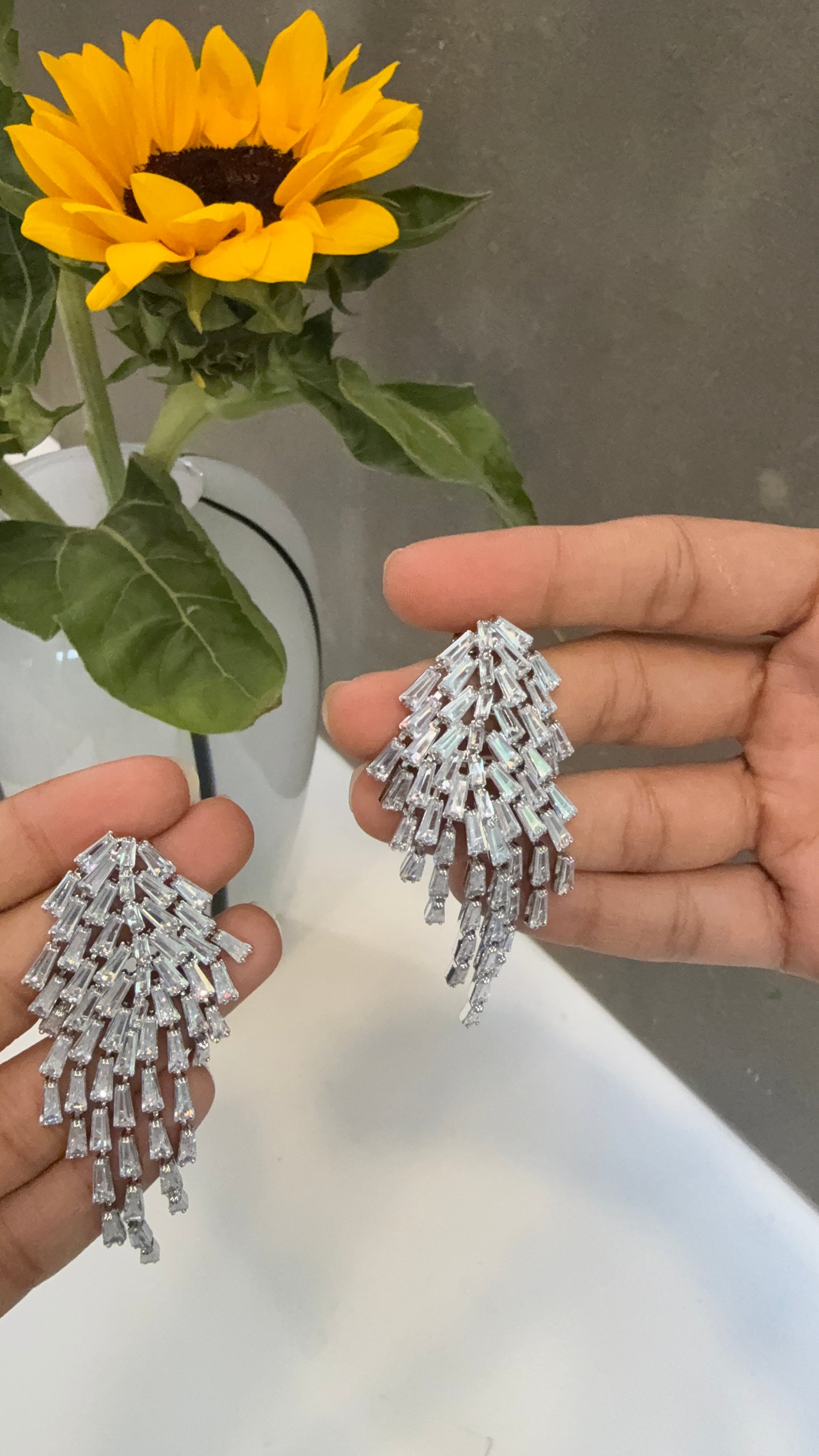Baguette Cocktail Earrings