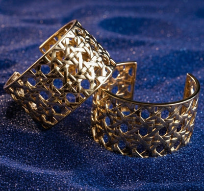 Rattan Textured Cuff