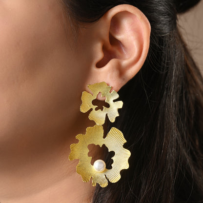 Double Bloom Earrings