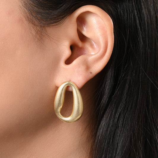 Brass Oval Studs