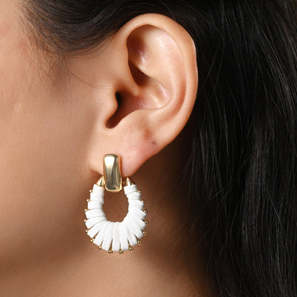 Leather Doorknocker Hoops