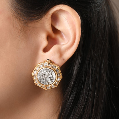 Goddess Coin Earring