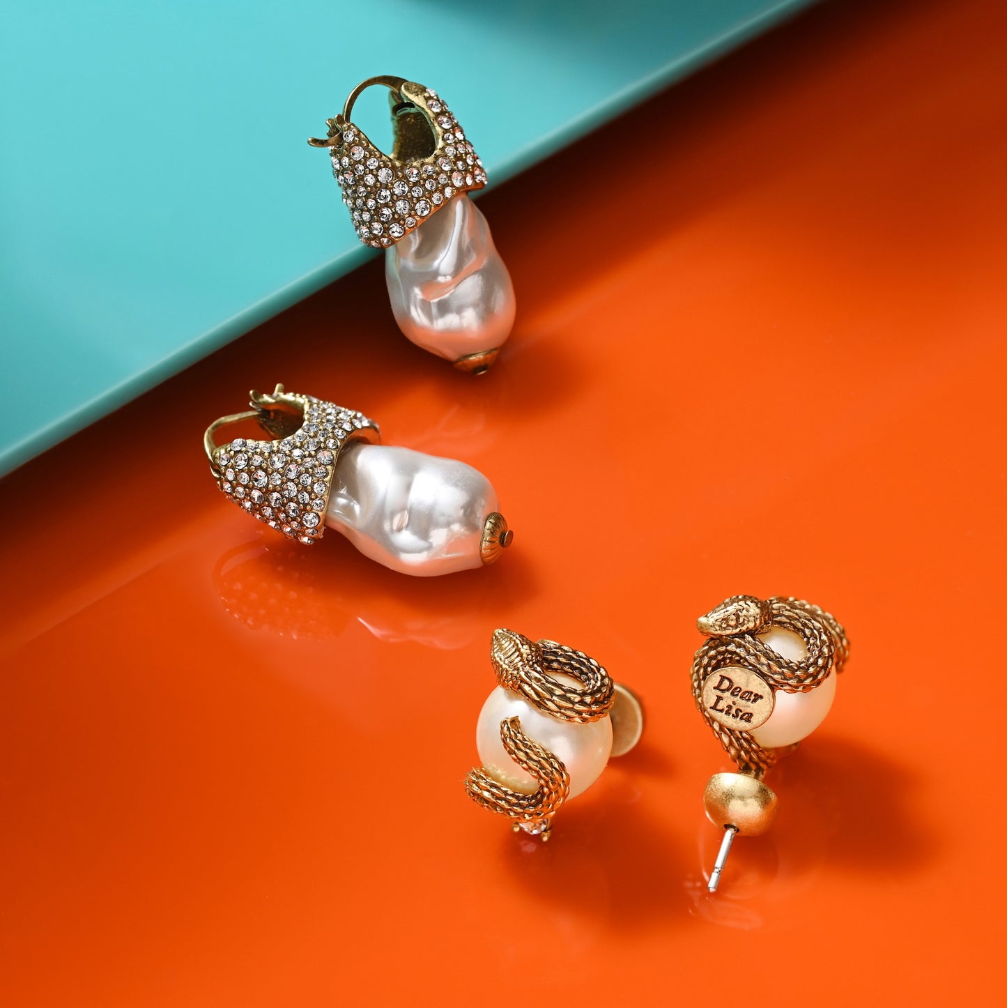 Baroque Pearl Drop Earrings