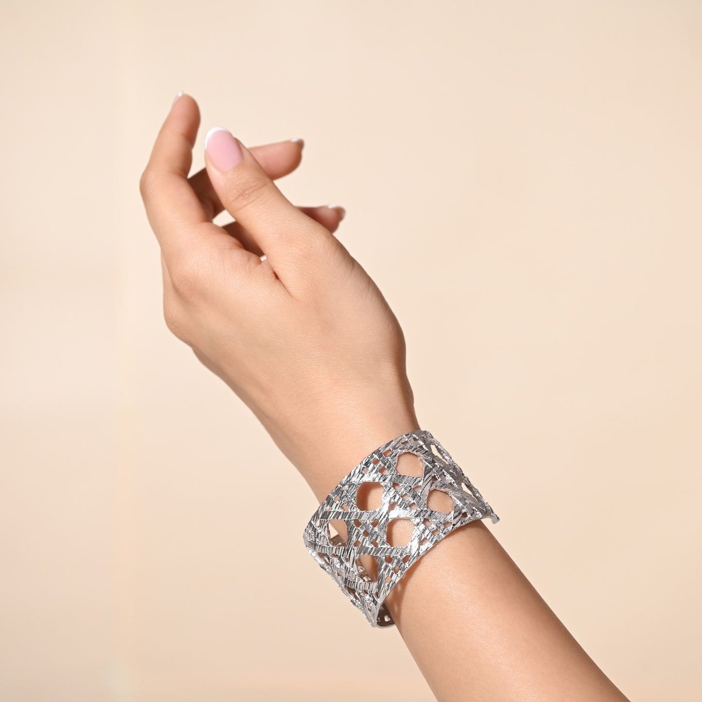 Basket Weave Matte Cuffs