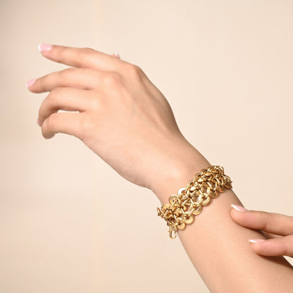 Stacked Gold Link Bracelet