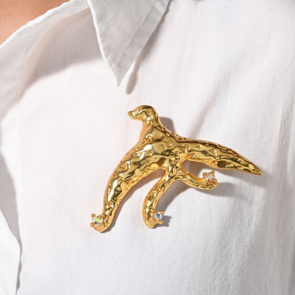 Statement Bird Brooch