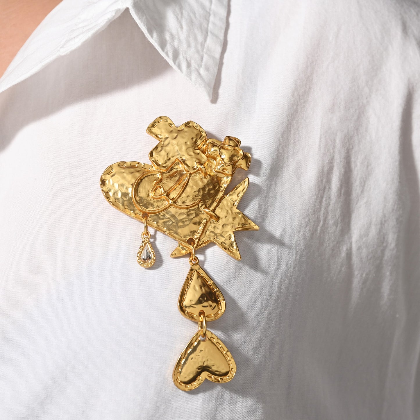 Baroque Heart Brooch