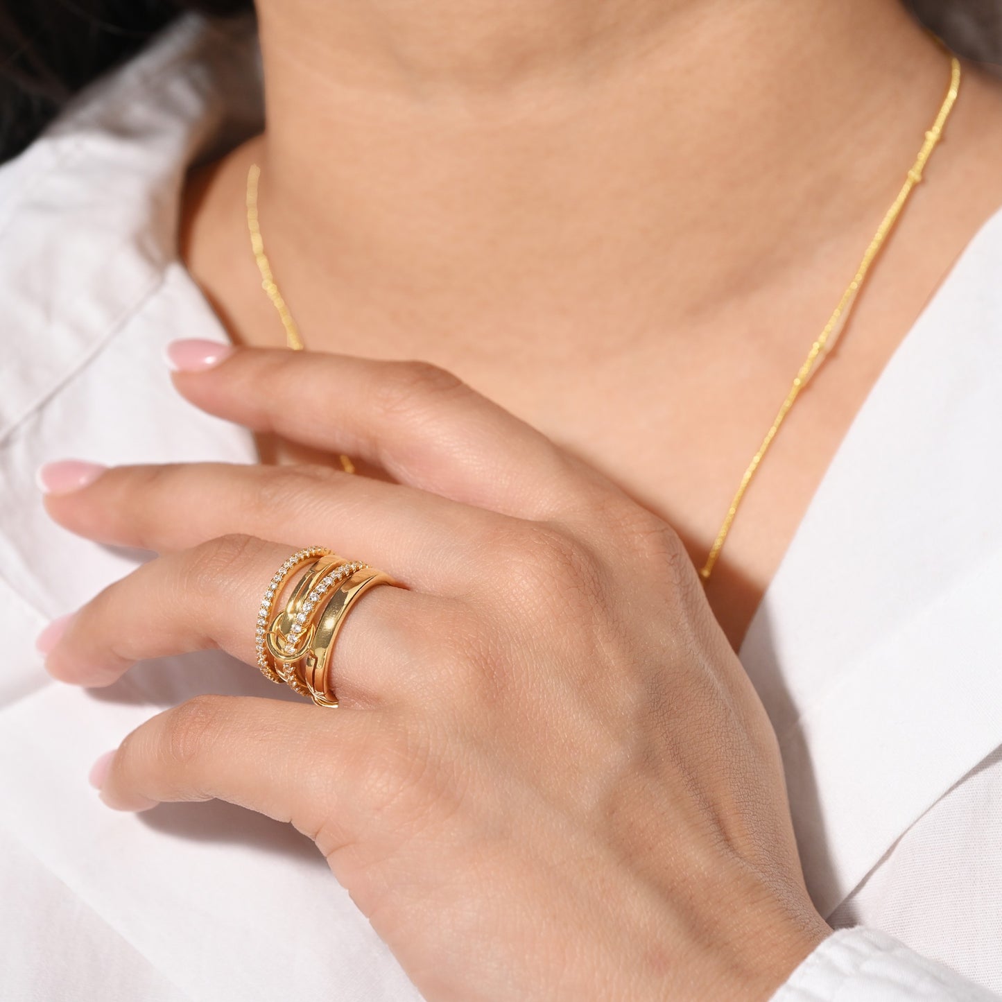Stacked ring (Adjustable Size)