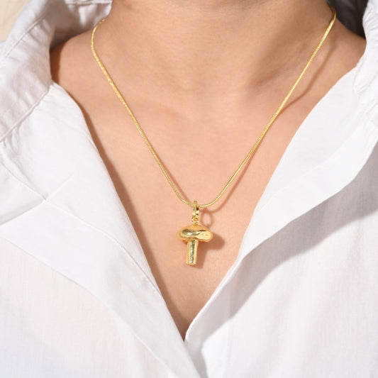 Mushroom Necklace