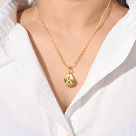 avocado theme necklace