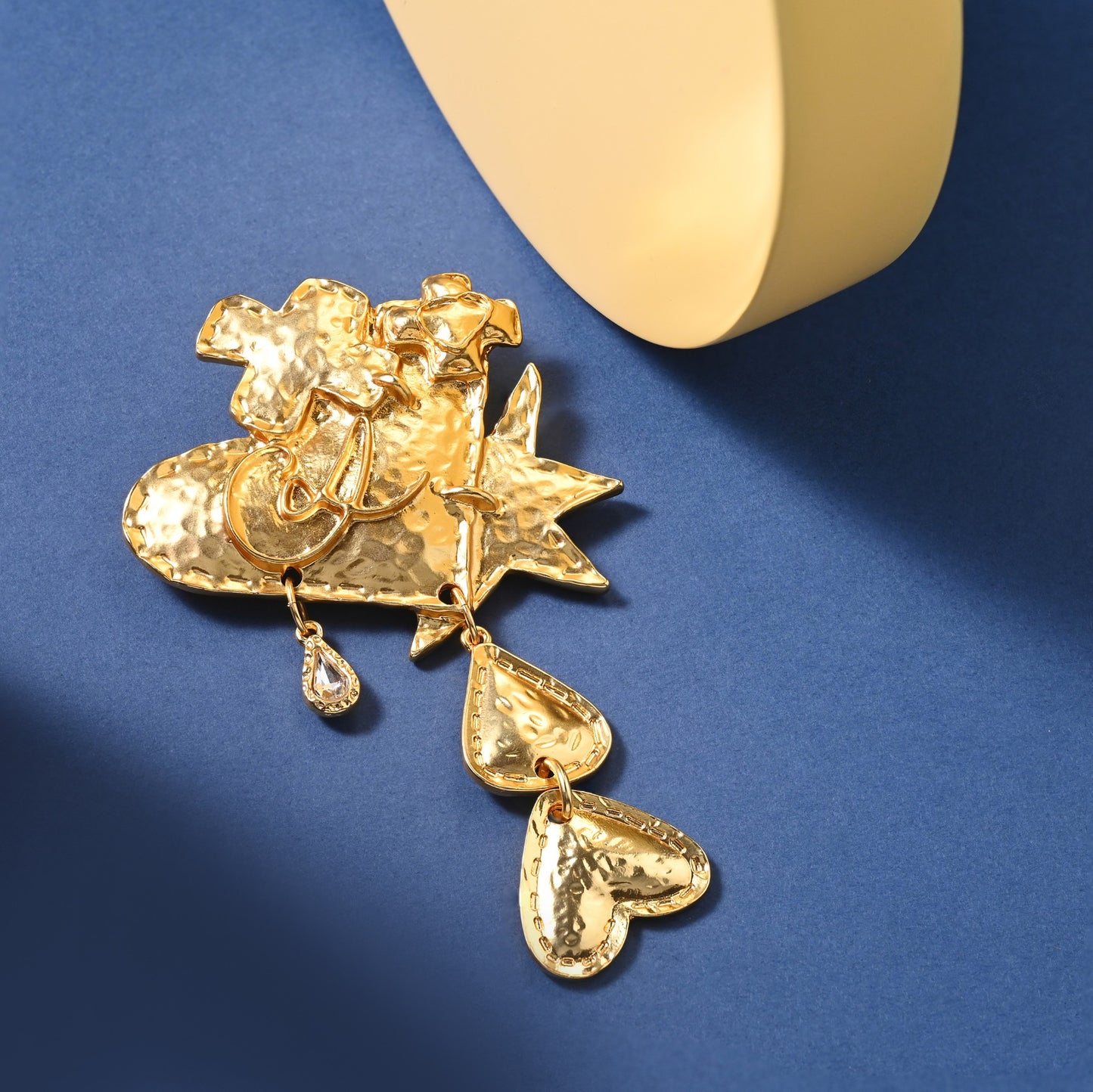 Baroque Heart Brooch