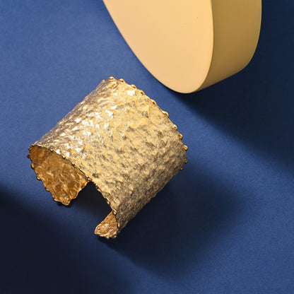 Hammered Wide Cuff