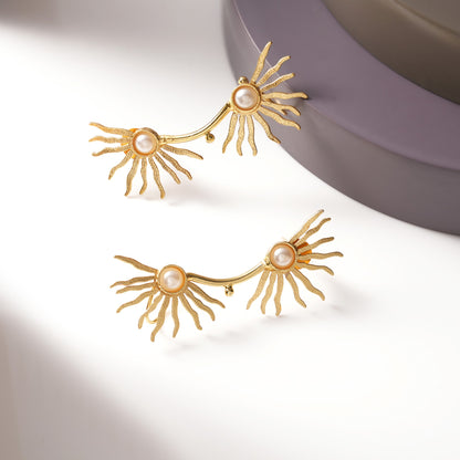 Abstract Sun Ear Climber