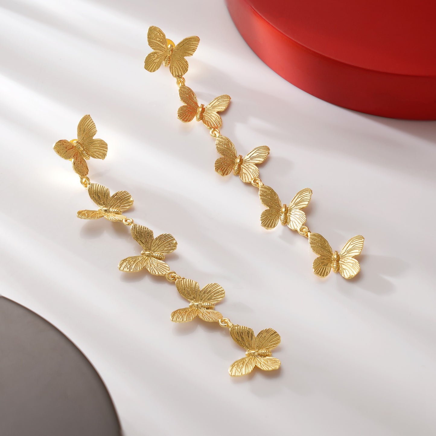 Cascading Butterfly Earrings
