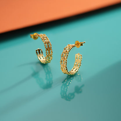 Filigree Lace Hoops