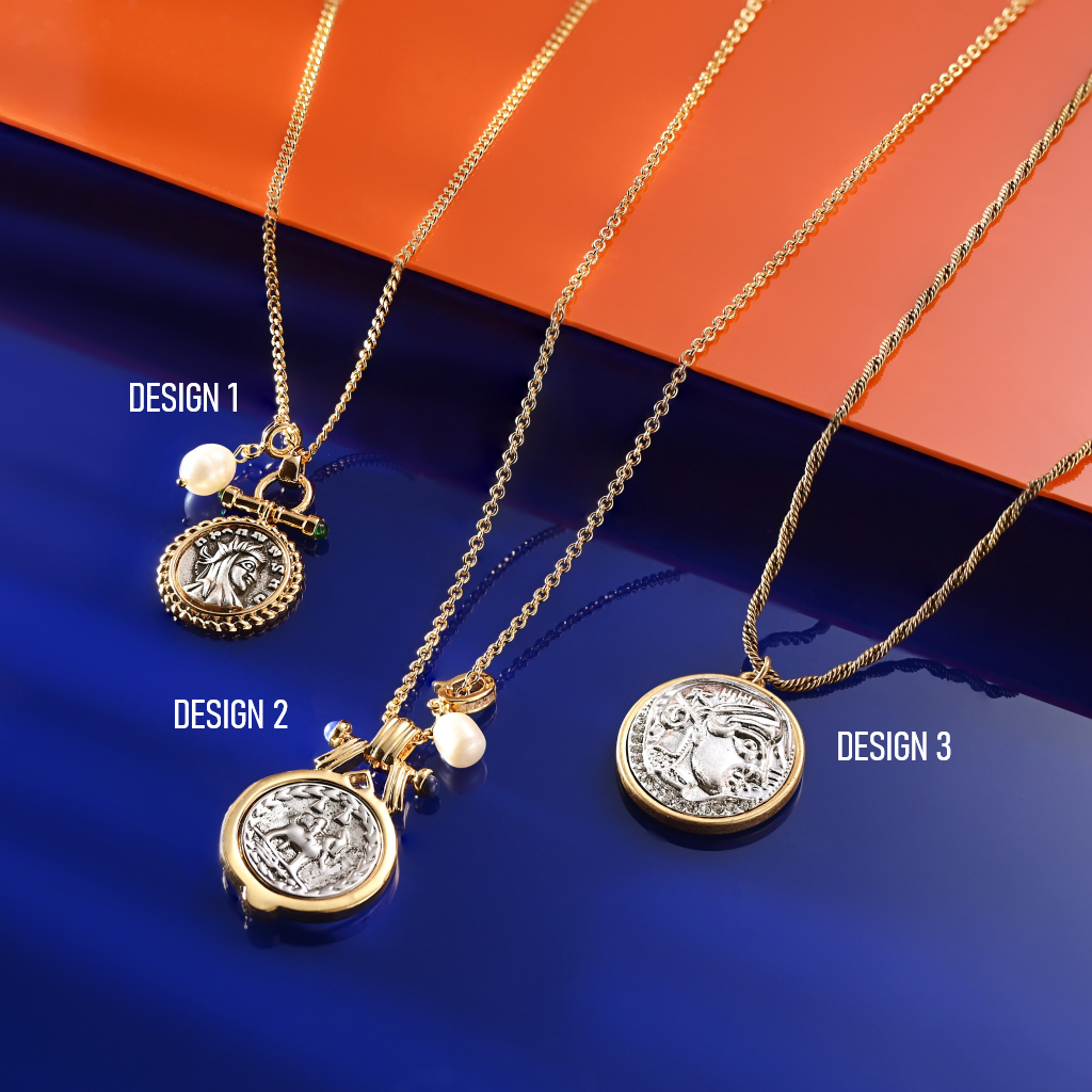 Imperial Coin Pendant Necklace