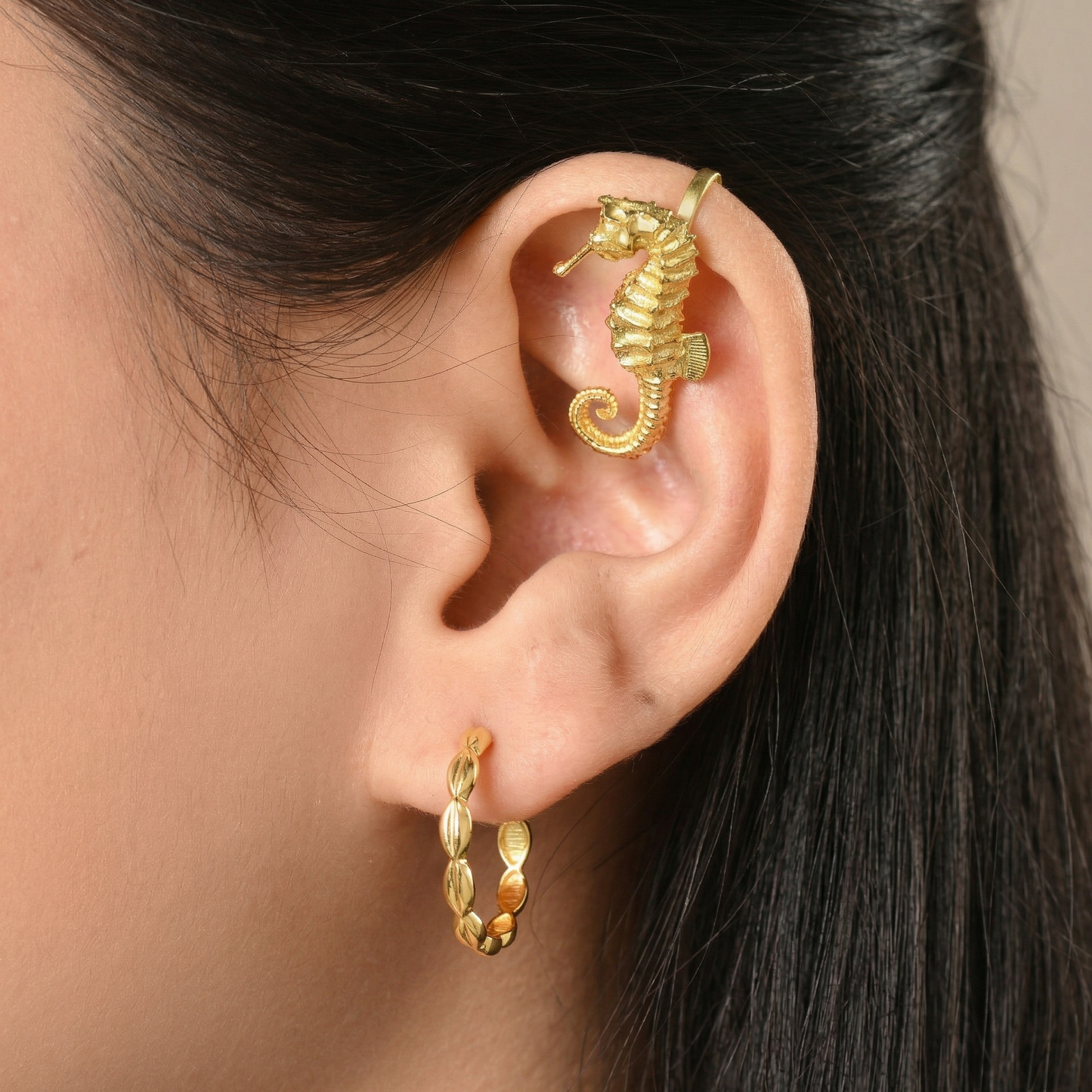 Seahorse Ear Cuff